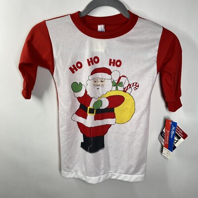 NEW Vintage Her Majesty Toddler Girls 2T Santa Claus Christmas Sleep Gown Dress