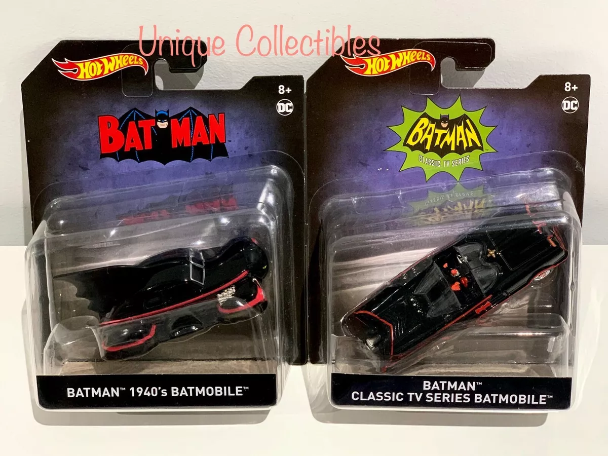  Hot Wheels Batman 5 Car Set Bundle Version 1 : Toys