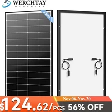 300W Watt Monocrystalline Solar Panel 12V Charging RV Camping Home Off-Grid Boat