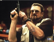 John Goodman Big Lebowski Autographed Signed 11x14 Photo Authentic BAS COA