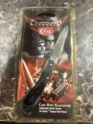 CASE XX MINI BLACKHORN ORANGE COUNTY CHOPPERS OCC LOCKBACK RARE DISCONTINUED - Image 1 of 4