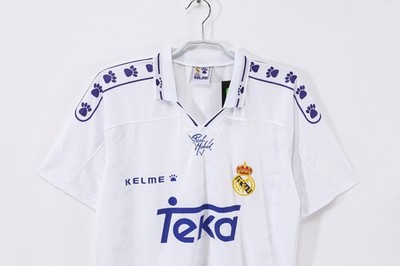 1996-97 Real Madrid Home Retro Vintage Football Jersey - Kelme