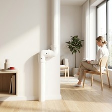 White PVC Mini Split Line Set Cover, Air Conditioner Cover for Outside