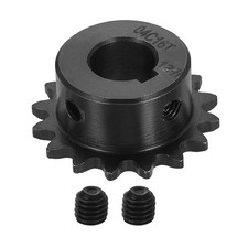 25 Chain Roller Sprocket 12mm Bore 35.5mm OD, 16 Tooth with Set Screws