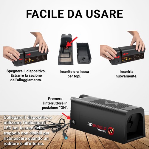 Trappole elettriche per topi e ratti Qualità professionale e trappola - Foto 3 di 24