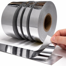 Nastro vinile stripe auto adesivo a specchio cromato decorazione 25/50/200mm