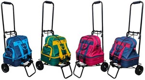 Acclaim Staple Mini Borsa Da Bowling In Nylon – Verde Bottiglia/Giallo – Capienza 4 Ciotole + Tracolla Regolabile