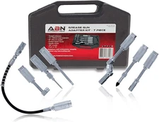 ABN 7pc Grease Coupler & Lube Accessory Kit Universal Grease Gun Attachments