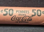 Sealed Unsearched Coca Cola Wheat Penny Roll