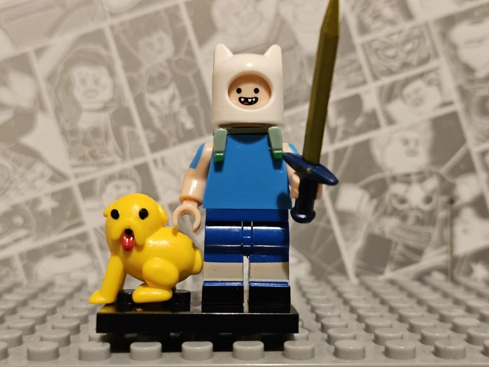 Lego Adventure Time Finn The Human & Jake The Dog Minifigures dim038 dim026 - Image 4 of 4