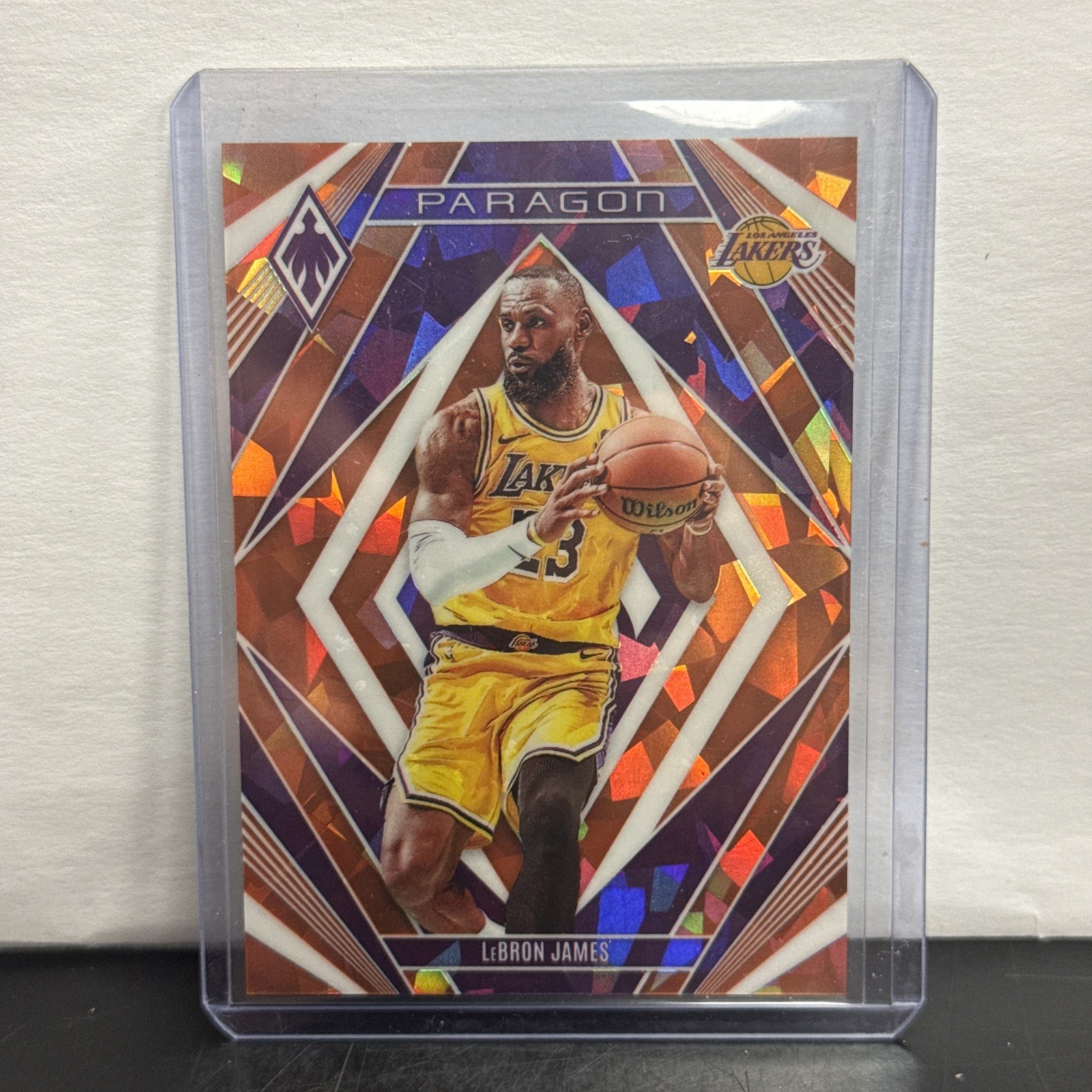 2023-24 Panini Phoenix - Paragon LeBron James #14 Orange Ice 09/249