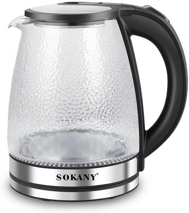 Sokany SK-09087 1500 W Glass Electric Kettle, 1.7 Liter Capacity
Opens in a new window or tab