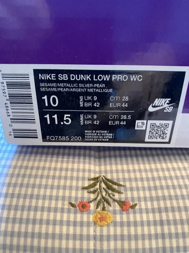 NIKE SB DUNK LOW PRO SHOES,BNIB,SZ. 10,NIKE# HF3063-002 - Picture 2 of 7