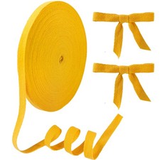 40 Yards 3/8" Natural Cotton Twill Tape Herringbone Bias Binding Tape for Sewing