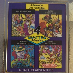 Camerica Quattro Adventure 4-in-1 Compilation Nintendo NES Boomerang Kid +3