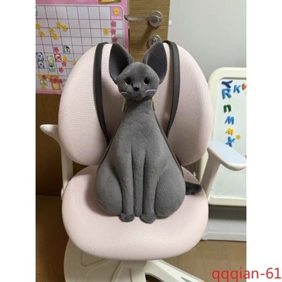 Devon Rex Cat Backpack 2026 New Style Cute Plush Bag with Elf Ears Fashion Gift
