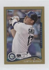 2014 Topps Mini Gold 30/63 Justin Smoak #213 sh7