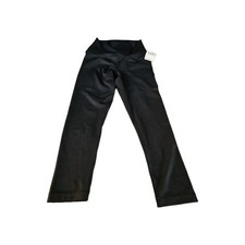 90 Degree By Reflex High Waisted Capri Leggings Black Womens XS New