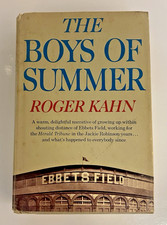 The Boys Of Summer Book By Roger Kahn 1971/197 1st Edition HC DJ Ebbets Baseball