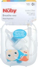 Nuby Breathe-EEZ Infant Nasal Aspirator with Travel Case