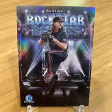 2025 Bowman Baseball Rhett Lowder ROCKSTAR ROOKIES Chrome REFRACTOR Reds #RR-4