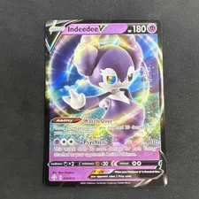 Indeedee V 039/072 Shining Fates Holo Pokemon