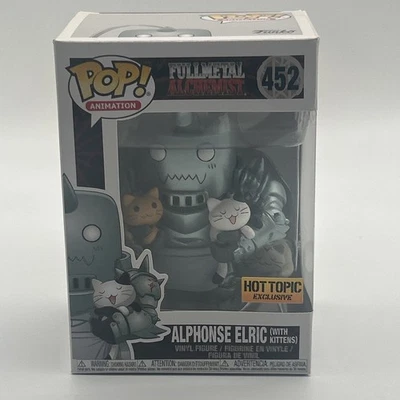 New! Funko POP Anime Fullmetal Alchemist #452 Alphonse Elric Hot Topic Exclusive