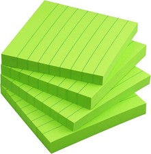 Lined Stiy Notes Stiy Notes with Lines Self-Sti Notes Bright Color 4