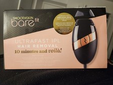 Smoothskin Bare Fit Face  Body IPL Hair Removal Device Black with Rose Gold