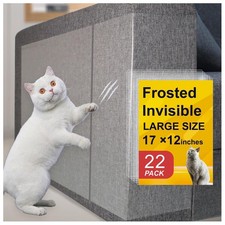 22-Pack Anti-Cat Scratch Furniture Protector Clear Sofa Guard Tape for Couches