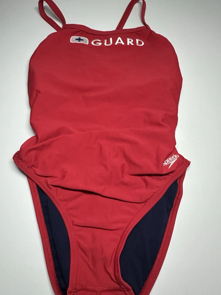 Traje de baño Speedo para mujer talla EU 32 traje de baño/baño rojo Foto 2 de 4