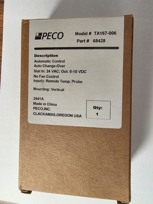 Peco Thermostat,Electronic TA167-006 Peco TA167-006 879978000127 White