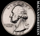 1955 Washington Quarter- Silver Choice Gem Brilliant Uncirculated Luster #i8038