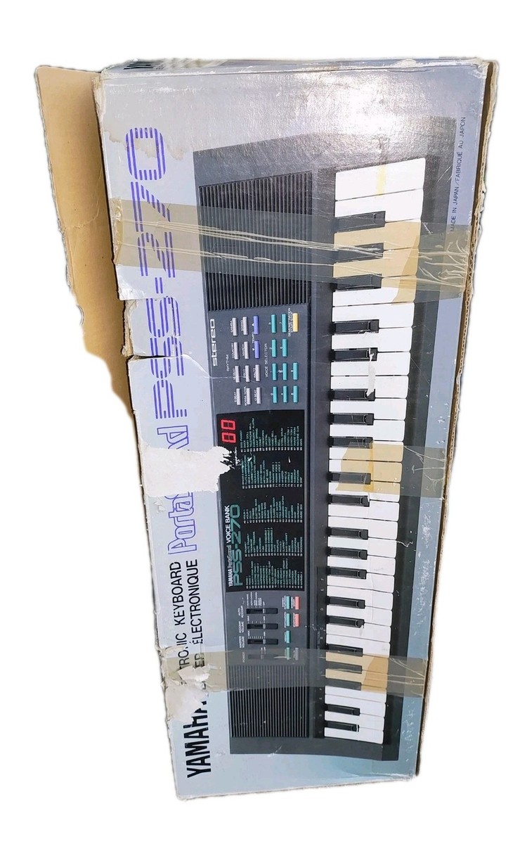 Yamaha PSS-270 Electronic Keyboard - Black for sale online