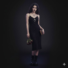 Jones New York Womens Black Beaded VNeck Midi Sleeveless Dress Size 4 Date Night