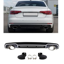 Duplex Heckdiffusor Sport +Blenden für Audi A3 8V Facelift 3 Türer nicht RS3