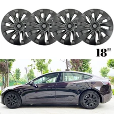 Hubcaps Wheel Cap Rim Wheel Cover 18"Inch For Tesla Model 3 Hubcap 4PCS