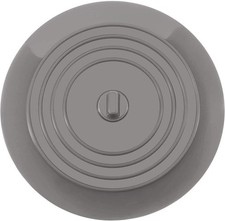 2pcs Circular Super Slim Silicone Floor Drain Plug Cover Kitchen Bath Tub 1
