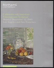 California American Painting & Sculpture 2005 Bonhams Auction Catalog LA SF
