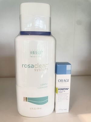 Obagi Nu-Derm Gentle Rosa  Cleanser 6.7 fl oz  plus gift 