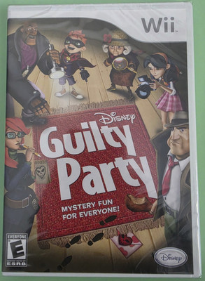 Disney Guilty Party Nintendo Wii NEW Factory Sealed