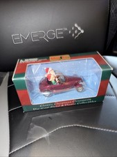 Vintage Maisto Santa Claus Elf Plymouth Prowler Die Cast Christmas Ornament