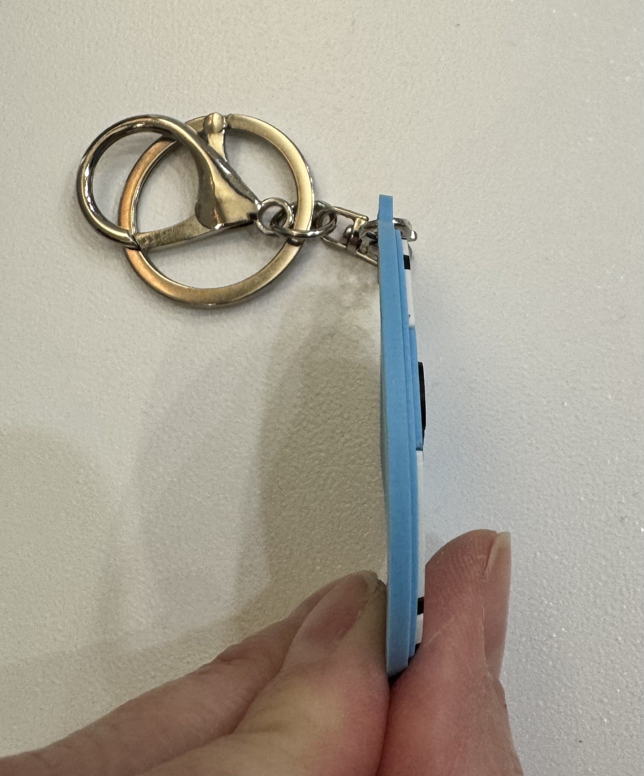 1pc Clip Me Club Volleyball Keychain, Charm for backpack, Player Coach Fun Gift  thumbnail 2