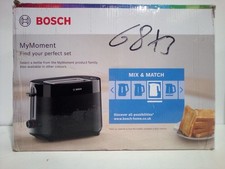 BOSCH  MYMOMENT 2 SLICE COMPACT TOASTER - Black 0196