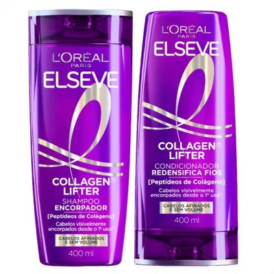 Elseve - Collagen Lifter - Kit com Shampoo e Condicionador (2 x 400Ml)