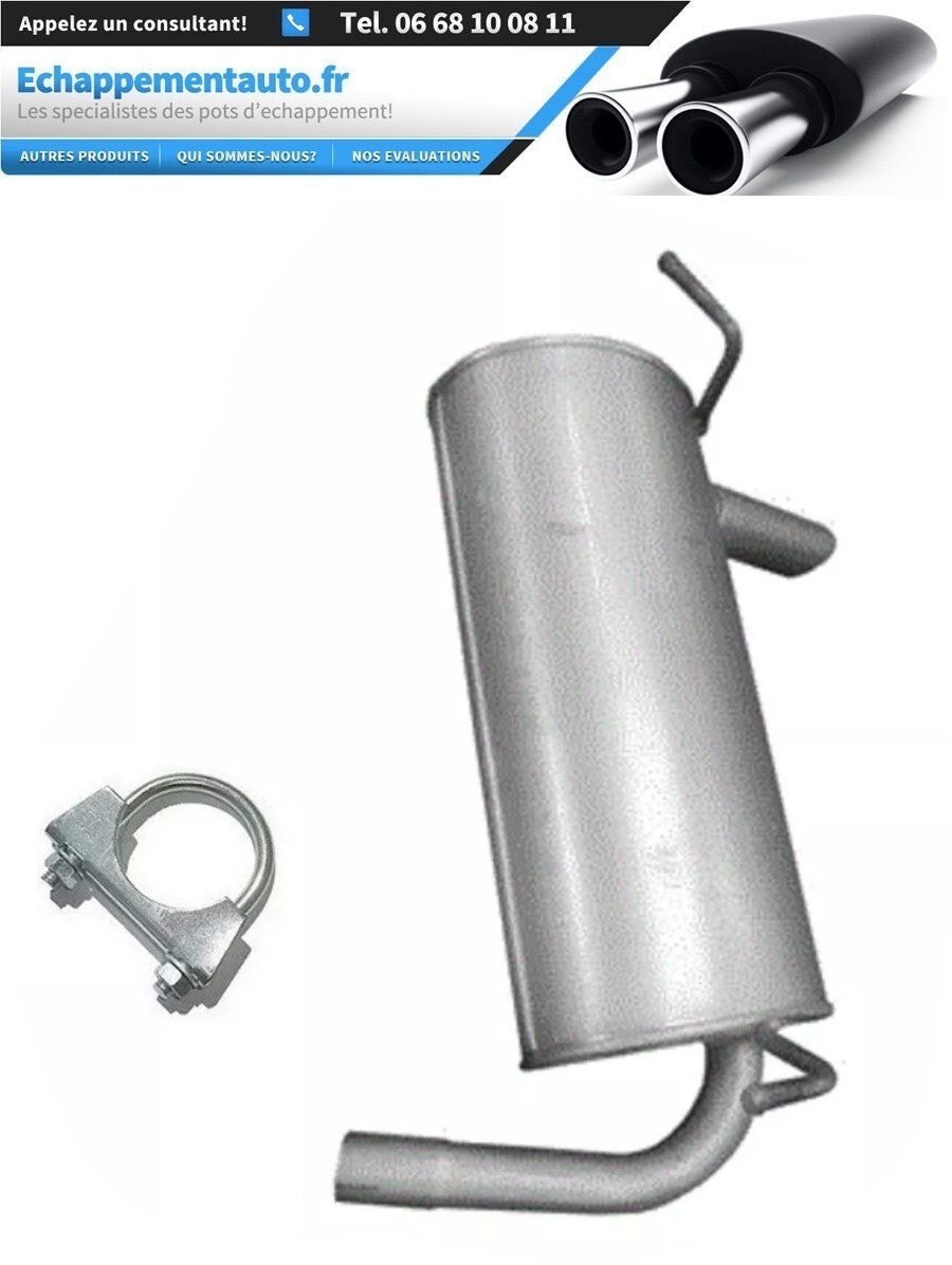 Silencieux d'échappement 1571B231 anti-vibration pour Mitsubishi Outlander III Hybrid 4WD