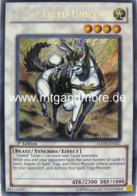Yu-Gi-Oh 1x The Fabled Unicore - - - HA04