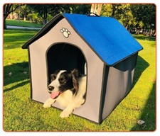 Dog Bed House Shape. Indoor/Outdoor foldable.