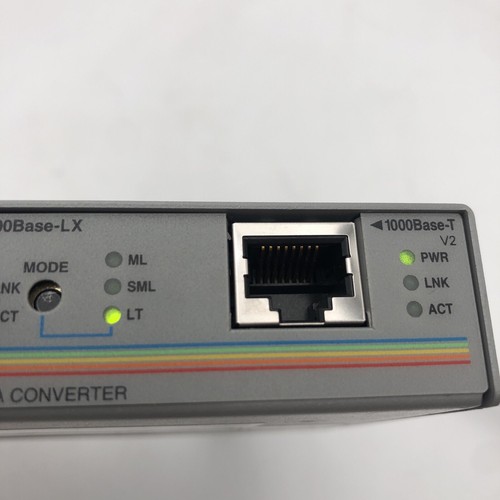 UŻYWANY Allied Telesyn Gigabit Ethernet Konwerter mediów AT-MC1005/1 READ - Zdjęcie 2 z 10