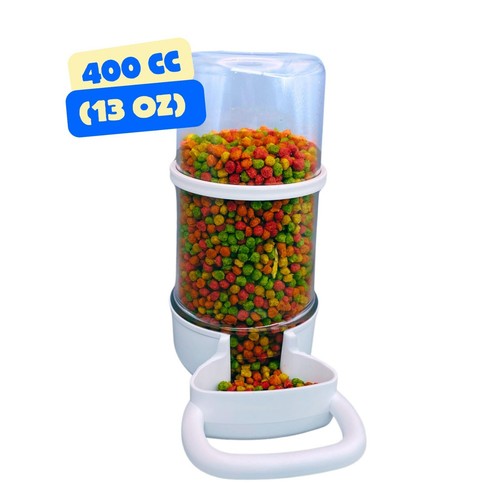 2Gr Bird Feeder Water Dispenser (2 PCS)Clear Container and Food Drinker for Cage - Picture 9 of 16